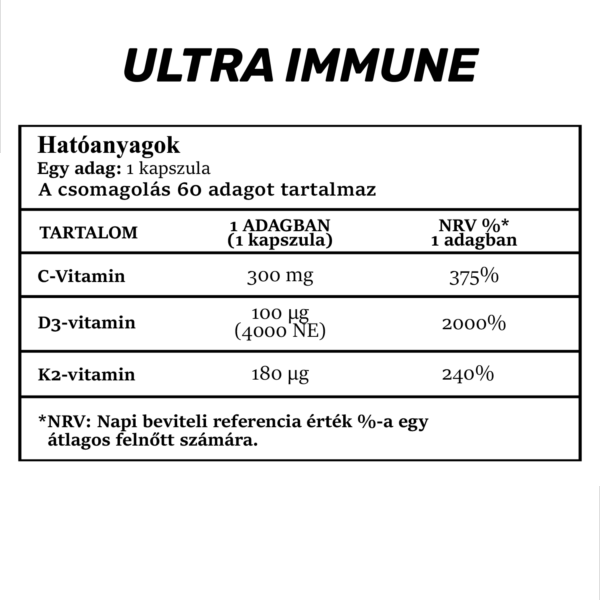Ultra Immune (60 caps) - Image 2